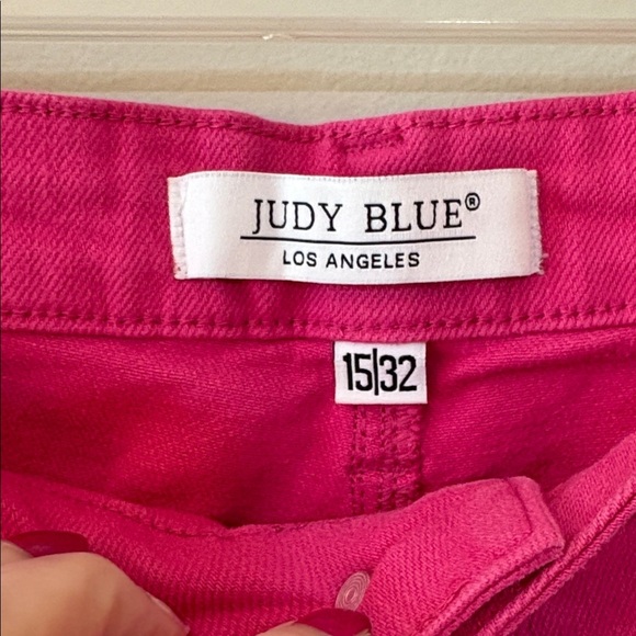 Judy Blue Hot Pink Ankle Jeans Size 15/32 - Picture 2 of 11